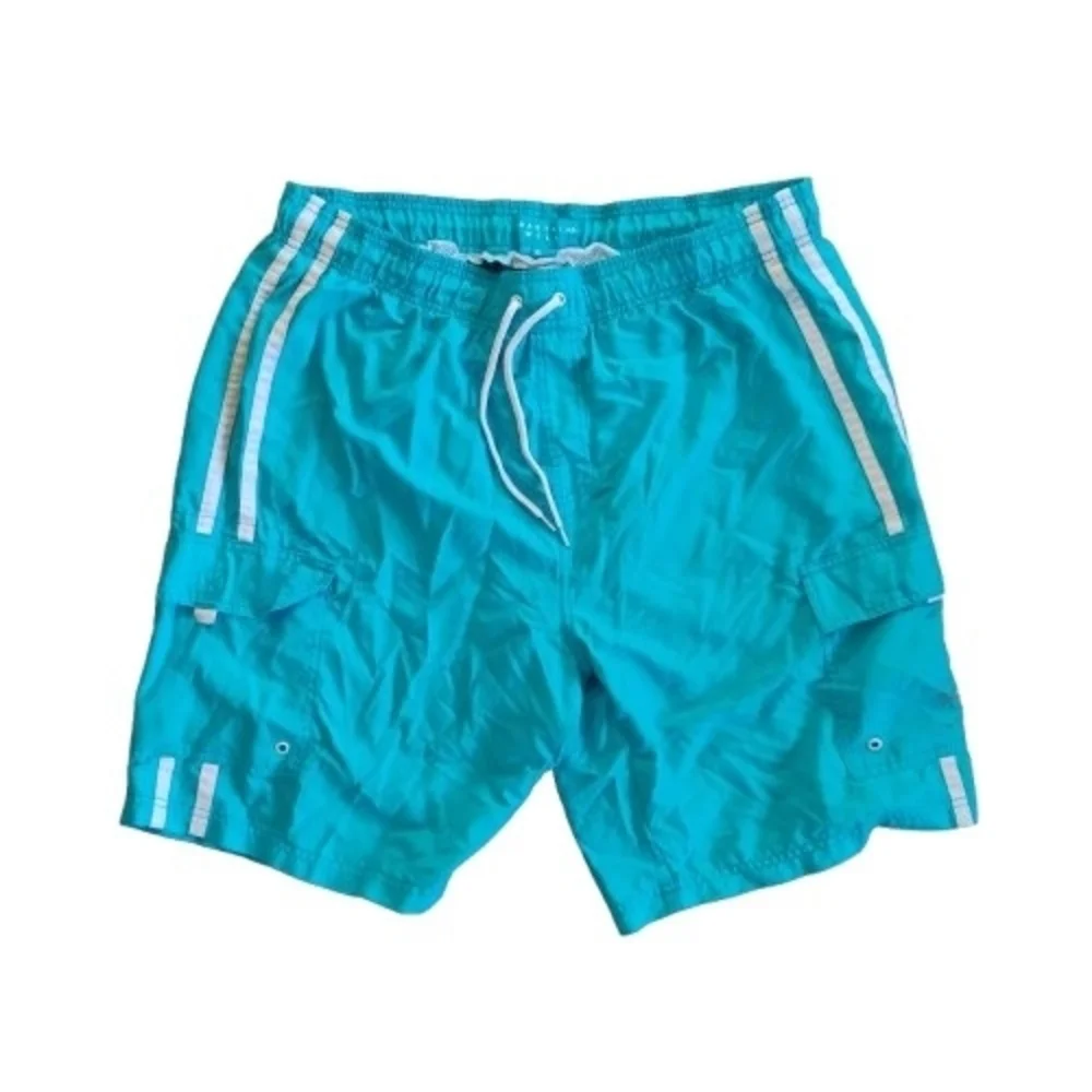 Coastal Swell Men's Xxl Aqua Swim Trunks